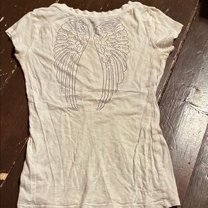 Vintage aeropastel White Angel Wing T